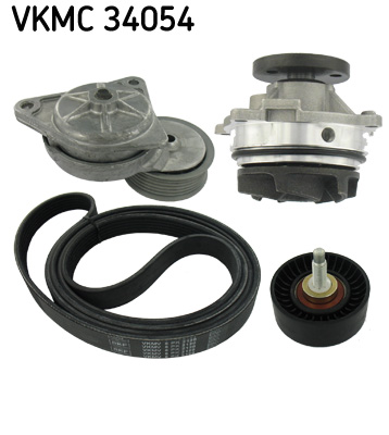 SKF VKMC 34054 Pompa acqua + Kit cinghia Poly V